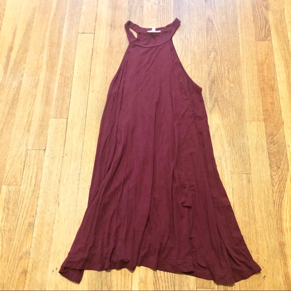 Charlotte Russe Burgundy Knit Dress Small